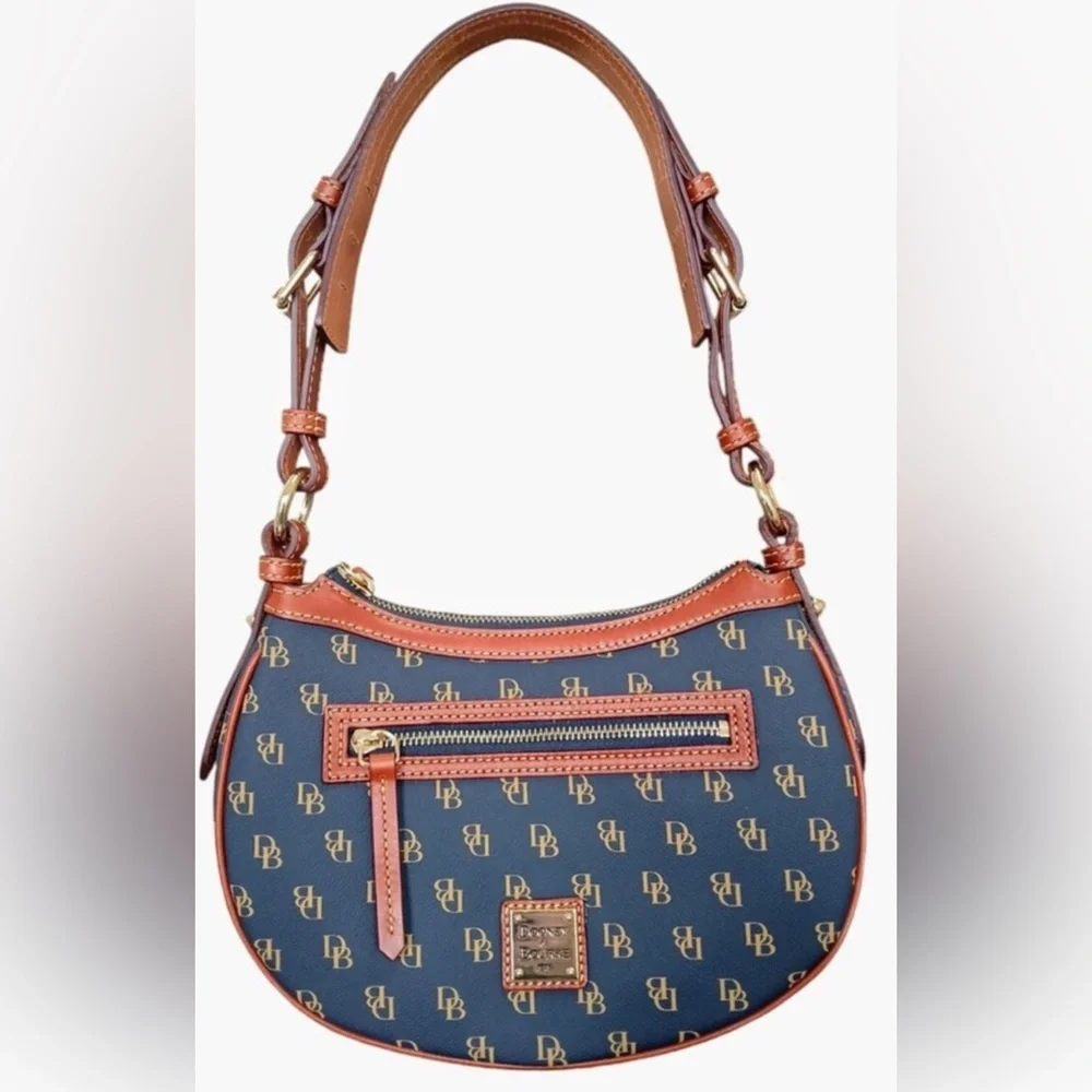 DOONEY & BOURKE CRESCENT HOBO BAG NWT